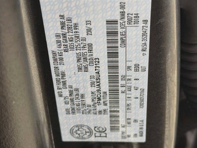 2025 Ford Escape Platinum