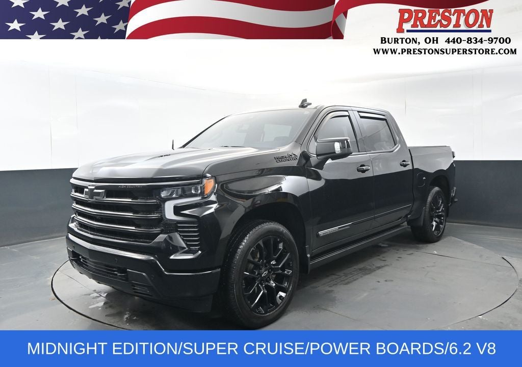 2025 Chevrolet Silverado 1500 High Country Midnight Edition 6.2 V8