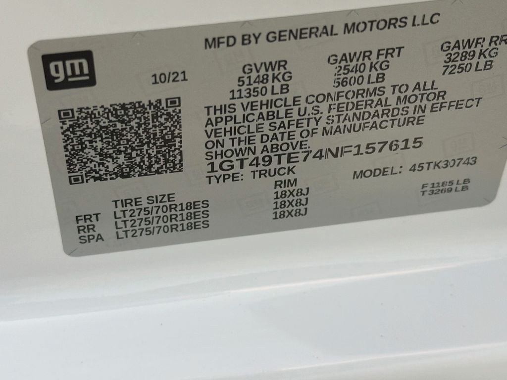 2022 GMC Sierra 3500HD SLE