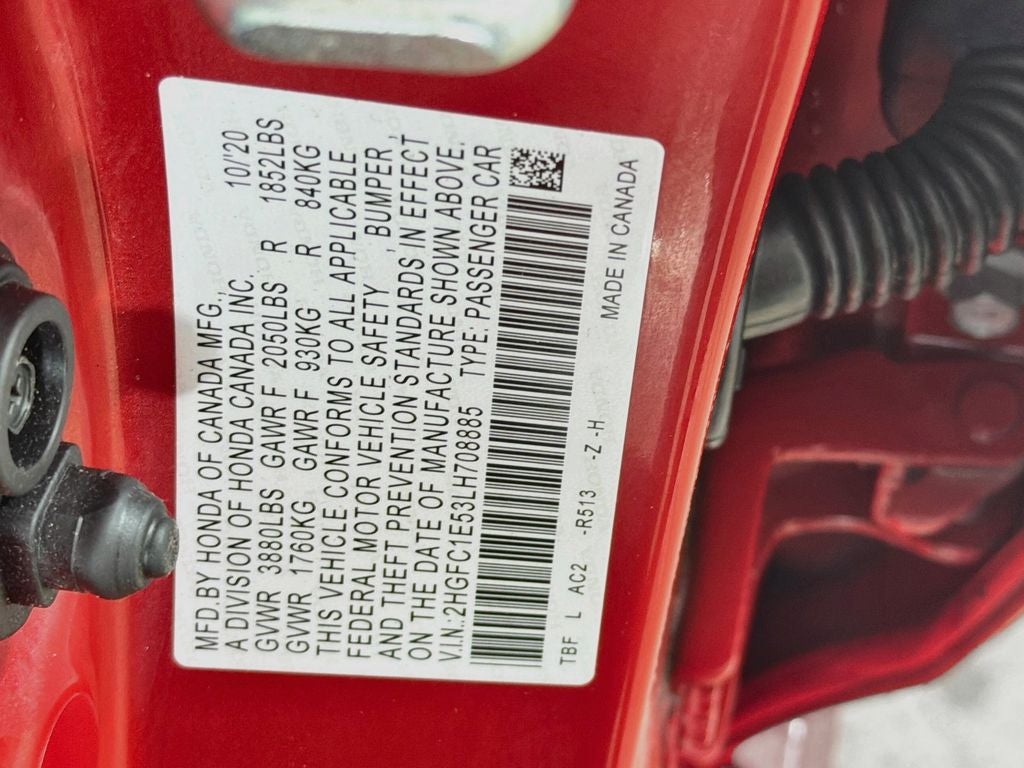 2020 Honda Civic Si
