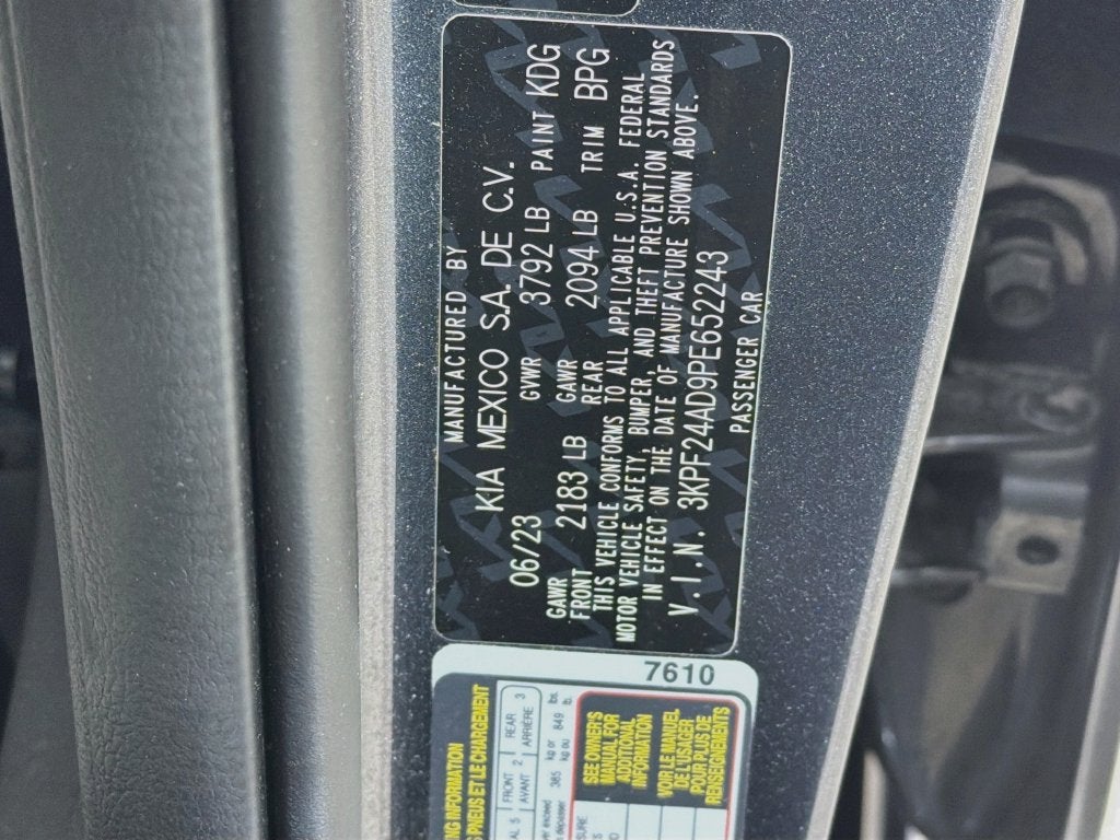 2023 Kia Forte LXS