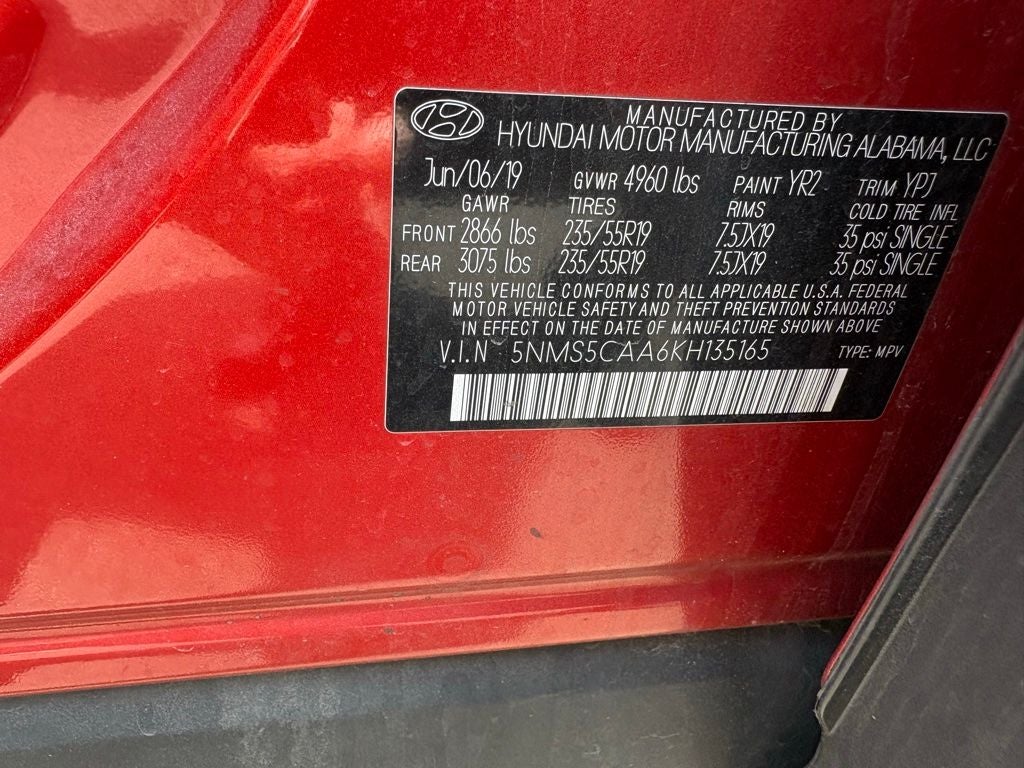 2019 Hyundai Santa Fe Limited