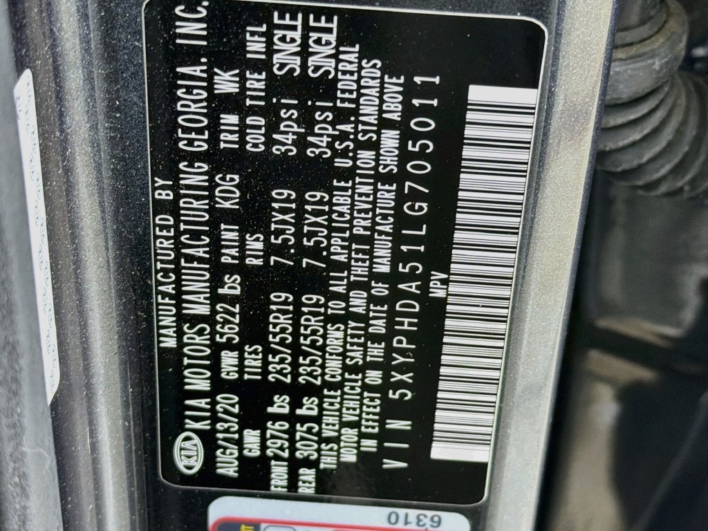 2020 Kia Sorento EX AWD