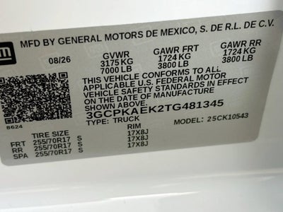 2026 Chevrolet Silverado 1500 WT