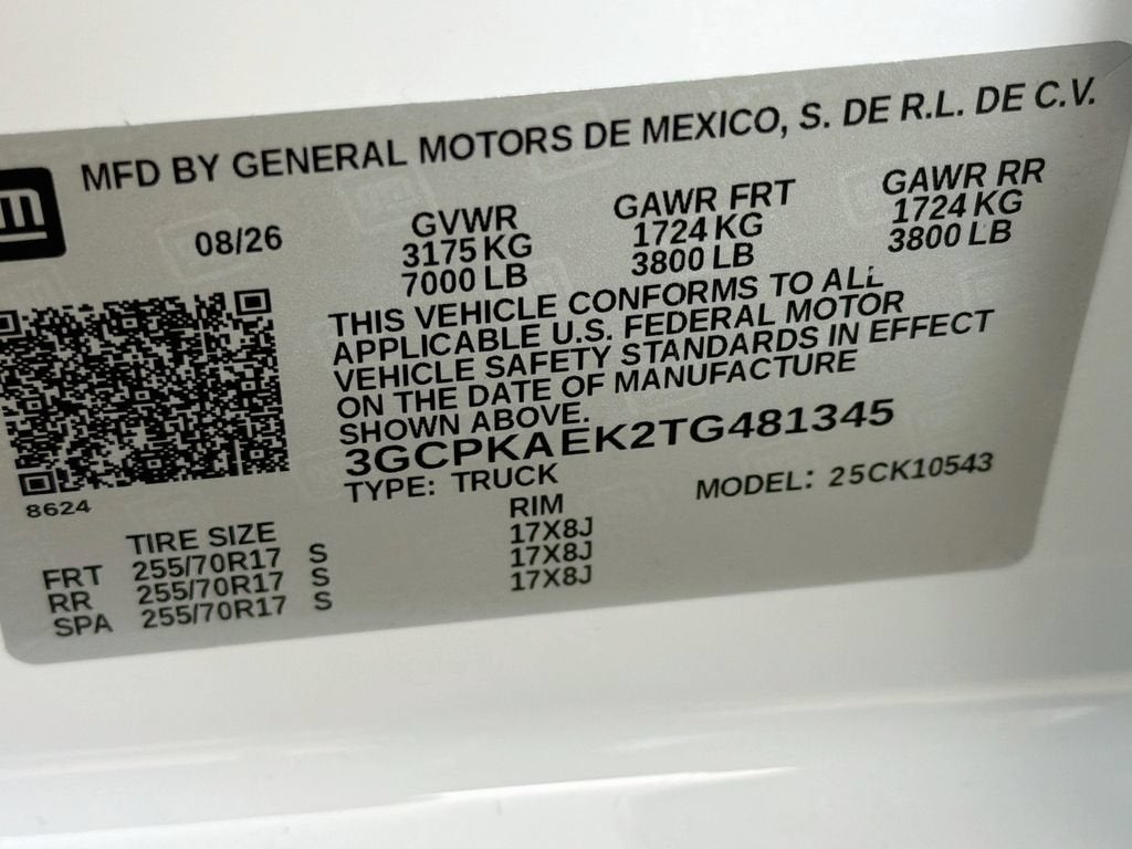 2026 Chevrolet Silverado 1500 WT