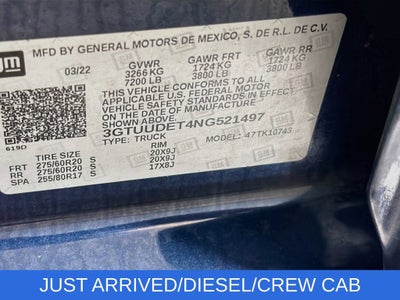 2022 GMC Sierra 1500 SLT