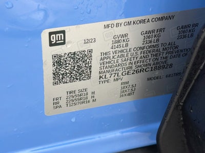 2024 Chevrolet Trax 1RS