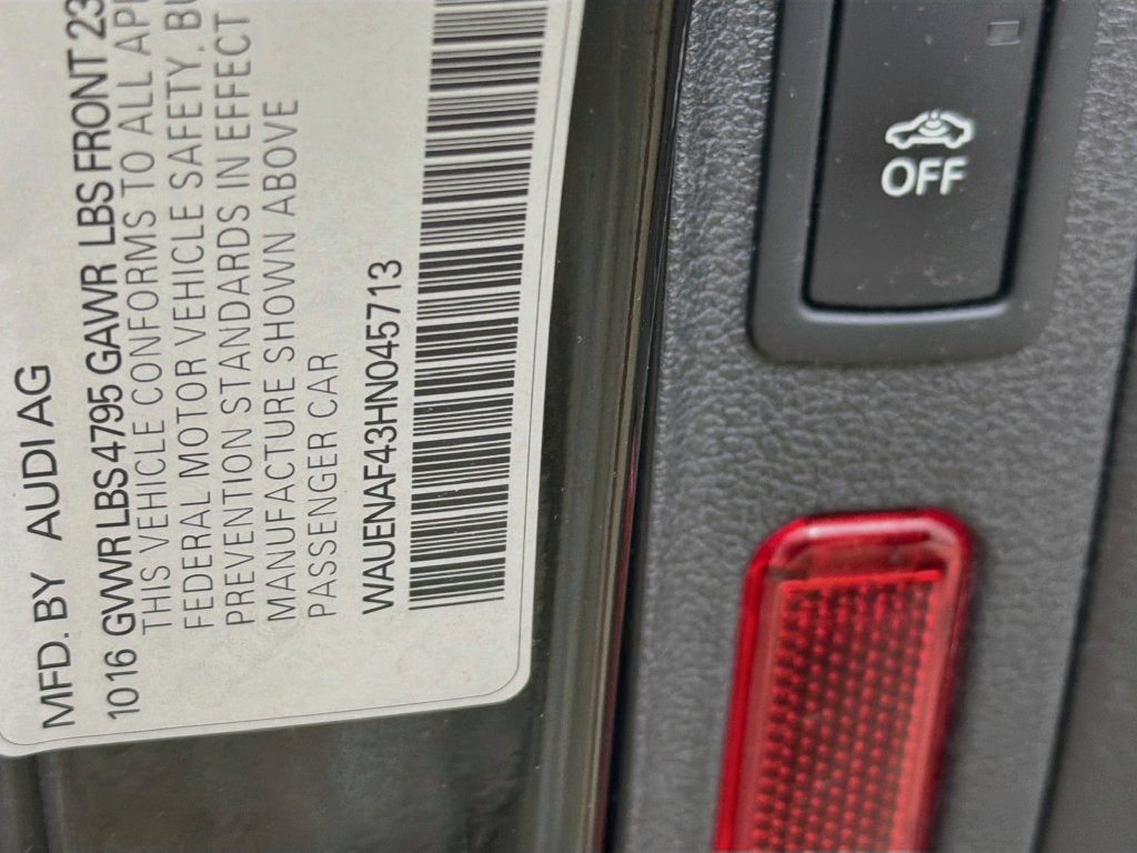 2017 Audi A4 Premium Plus