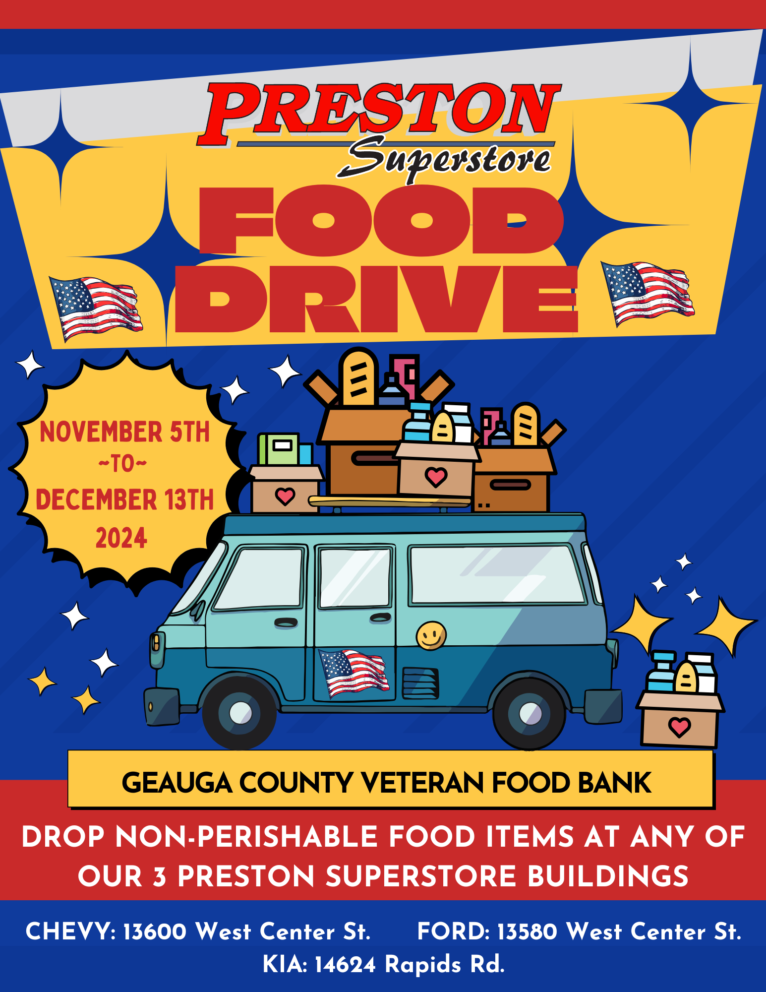 Veterans Food Drive