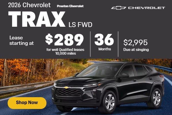 Mosaic Black Metallic 2026 Chevrolet Trax LS FWD