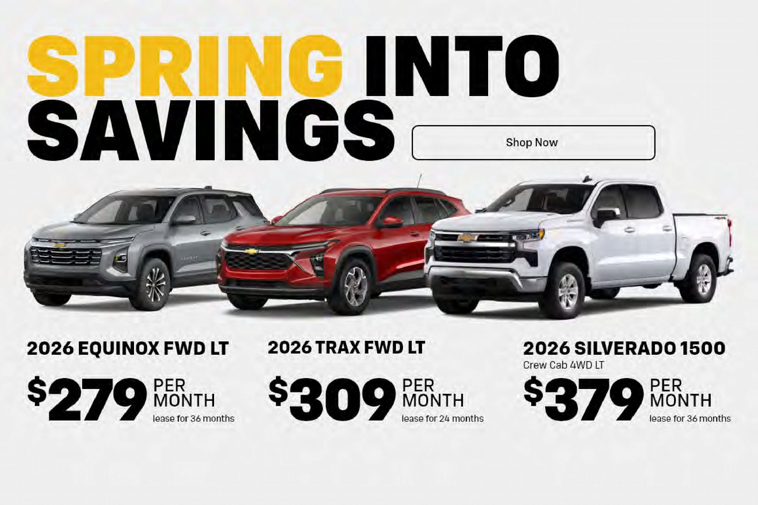 Spring into Savings